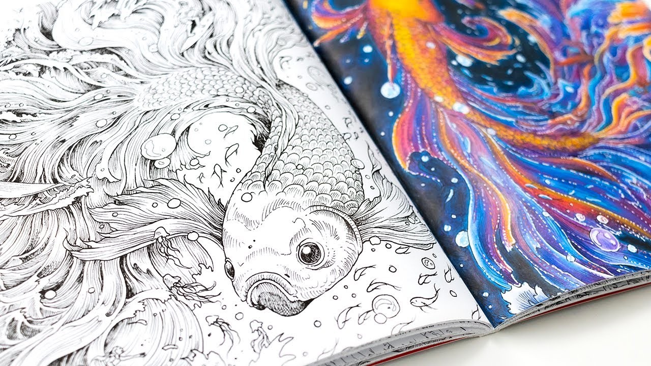 Is This the Most Intricate Adult Coloring Book EVER? (Kerby Rosanes)